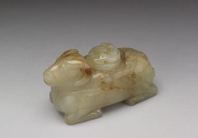 图片[3]-Jade water container in the form of a ram, 18th century, Qing dynasty-China Archive